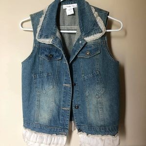 NEVER WORN Blue Jean Boutique Vest